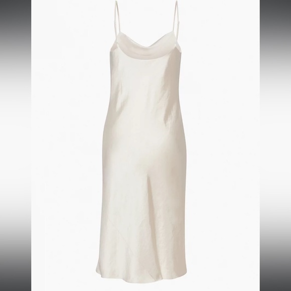 Aritzia Cowl Slip Dress in white - Picture 4 of 5